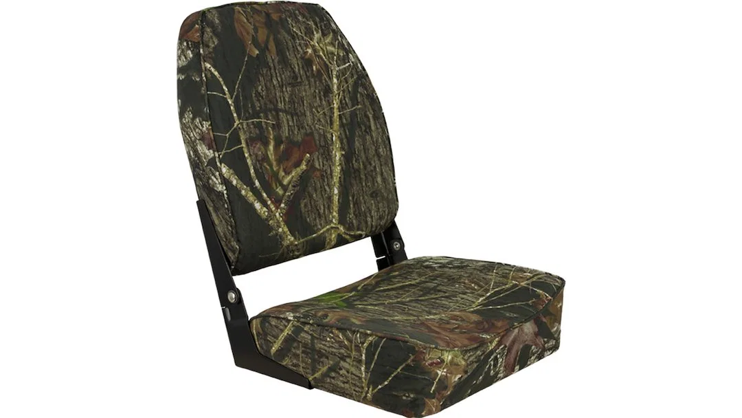 1040646 – SPRINGFIELD Boat Seat, Passenger Seat High Back Seat Non-Adjustable Foldable 16 Inch Length x 15-1/2 Inch W...